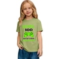 thumbnail image 1 of XAOFW Kid T-Shirt Boys 100Th Day Of School Cartoon Letter Princool Youth Children Blend Short Sleeve Crew Neck Fashionable Cozy Party Night Tops, 1 of 7