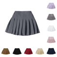 thumbnail image 1 of XAOFW Kids Back To School Skirts For Girls Fashion High Waist Pleated Slim Tennis Skirt Casual Uniform Skirts For Girls Versatile Skirts 3-4 Years, 1 of 5