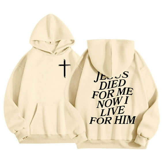 XAOFW Kids Hoodies Girls Inspirational Sweatshirts Long Sleeve Hood Letter Printing Autumn Winter Pocket Cozy Soft Fashion Party Night Pullover