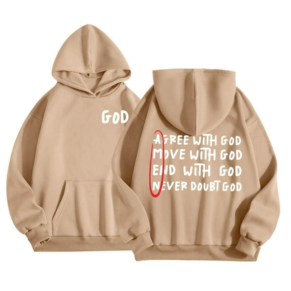 XAOFW Kids Hoodies Sweatshirts Long Sleeve Hood Letter Printing Boys Girls Autumn Winter Pocket Cozy Soft Fashion Party Night Pullover