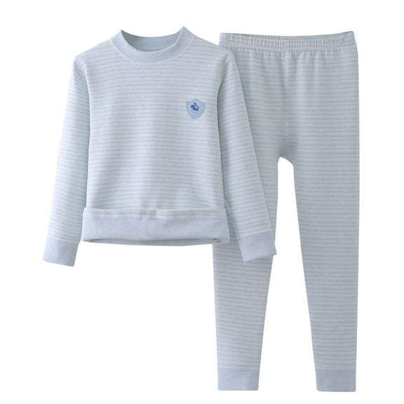 XAOFW Kids Loungewear Long Sleeve Top And Bottoms For Girls Comfortable Sleepwear Cozy Home Outfit For Children Soft And Breathable Fabric Stylish Fall Apparel