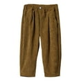 thumbnail image 1 of XAOFW Kids Pants Boys Corduroy Classic Straight Leg Design Comfortable Fabric Everyday Play Outdoor Activities School Weekend Solid Color Long Soft Cozy Casual Daily Wear Trousers, 1 of 6