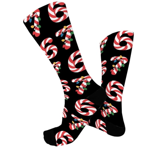 XAOFW Kids Socks 6 7 Number Print Baseball Stockings Novelty Knee High Sports Comfortable Stylish Party Night Sock