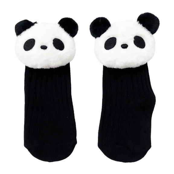 XAOFW Kids Socks Cute Cartoon Panda Design Crew Playful Ankle Mid Calf Toddler Comfortable Stylish Holiday Vacation Sock