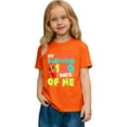 thumbnail image 1 of XAOFW Kids T-Shirts Boys 100 Days Of School Cute Letter Princool Youth Children Blend Short Sleeve Crew Neck Comfortable Stylish Holiday Vacation Top, 1 of 7