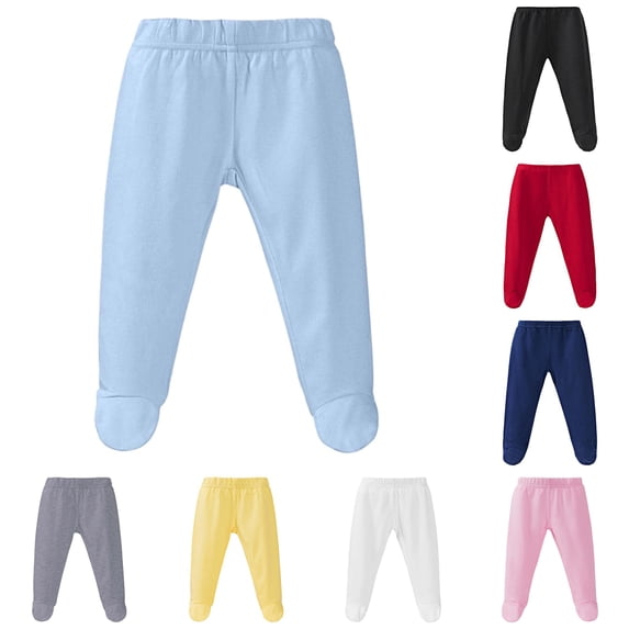 XAOFW Lightweight Baby Full Coverage Pants With Stretchy Waistband For Boys And Toddlers Long Trousers Comfortable Bottom 6-9 Months
