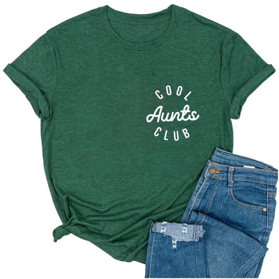 XAOFW Women'S T Shirts Fashion Letter Printed Crew Neck Basic Shirt Ladies Relaxed Fit Versatile Design Short Sleeve Breathable Stylish Party Night Tees