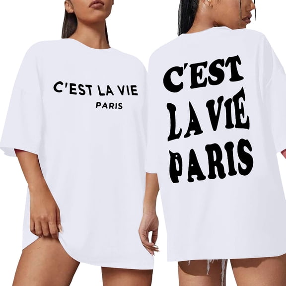 XAOFW Women'S T Shirts Fashion V Neck Letter Printed Pattern Stretch Basic Shirt Ladies Plus Size Half Sleeve Fashionable Cozy Outdoor Activities Tee