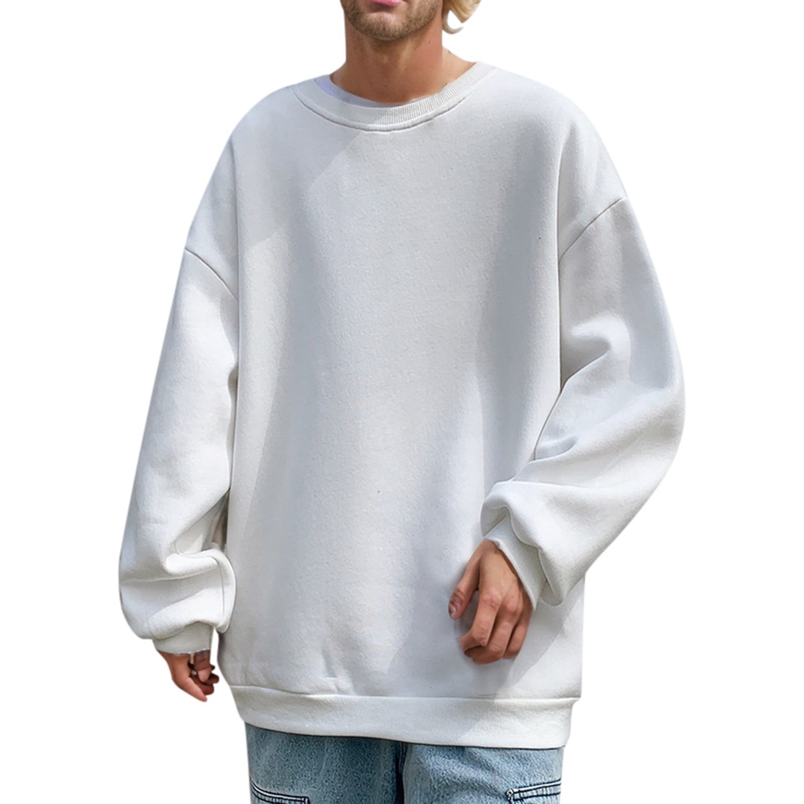 XASZHN Oversized Sweatshirtsweaters for Men Kuwait Ubuy
