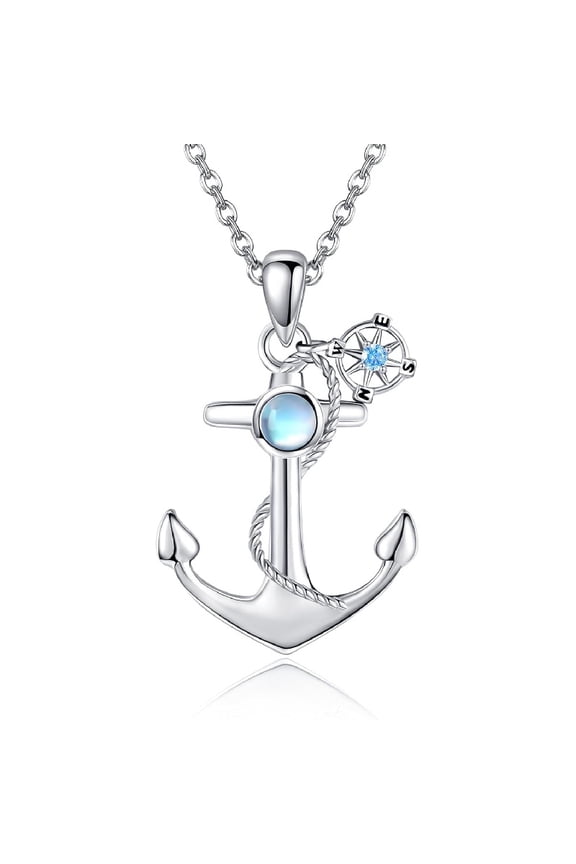 Anchor Necklace 925 Sterling Silver Anchor Pendant Sailor Necklace Nautical Jewelry Anchor Jewelry for Women