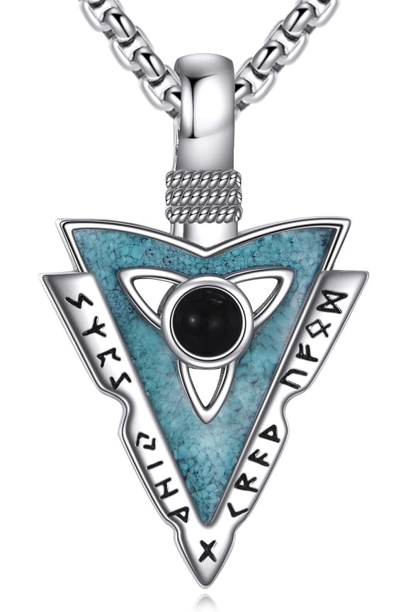 Arrowhead Necklace 925 Sterling Silver Arrow Pendant Necklace Jewelry Gifts for Men Women