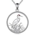 thumbnail image 1 of XATENJE Heron Necklace 925 Sterling Silver Bird Gifts Jewelry for Women, 1 of 6