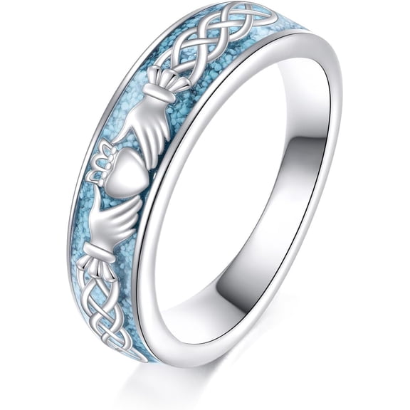 XATENJE Turquoise Rings S925 Sterling Silver Turquoise Ring Jewelry Gift For Women Men