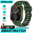 thumbnail image 1 of XAXRE LW9 Smart Watch for Men(Answer/Make Calls), 1.95” HD Smart Watches, IP67 Waterproof Smartwatch with 100+ Sports Modes Compatible with iOS Android, 1pc, 1 of 5