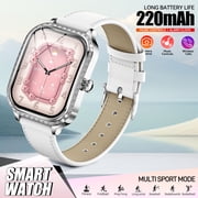 XAXRE MK88 Smart Watches for WomenAnswer/Make Call with Diamonds, 1.75  HD Screen Smartwatch with 100+ Sports Modes IP68 Waterproof Ladies Watch Compatible with iOS Android, 1pc