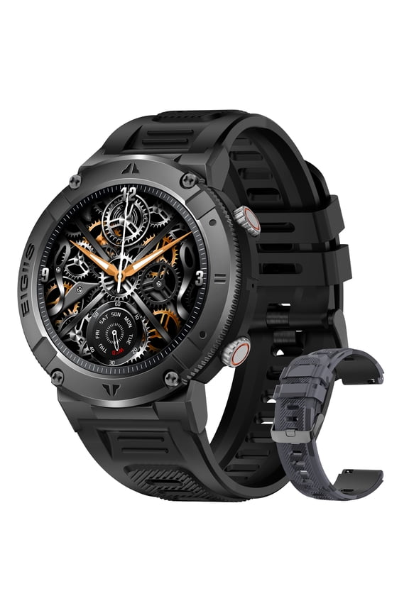 Military Smartwatches for Men, 1.32’’ HD Touch Screen Fitness Tracker Watch, IP68 Waterproof Weather Sports Modes Smartwatch, for iPhone Android