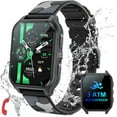 thumbnail image 1 of XAXRE P73 Smart Watch for Men(Answer/Make Calls) 3ATM Swimming Waterproof 1.83” Watch with 100+ Sports Modes Pedometer Smartwatch Compatible with iOS Android, 1pc, 1 of 6