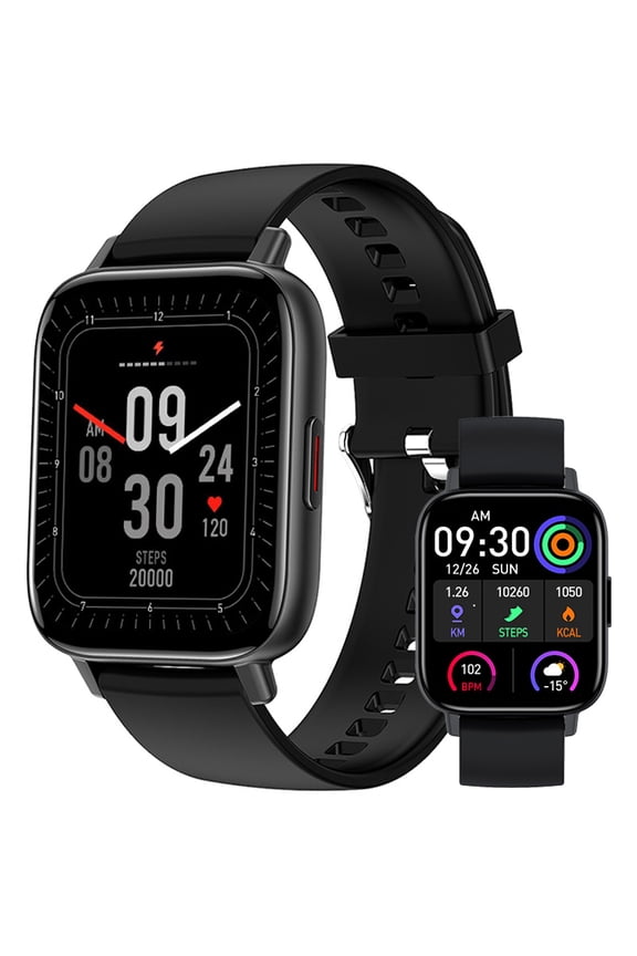 Smartwatch for Women Men, 1.69'' HD Touch Screen Bluetooth Dial/Answer, Waterproof Activities Monitor Step Counter for iOS Android