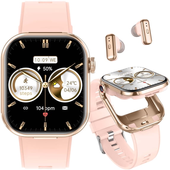 XAXRE T99 Smart Watches for Women with Earbuds Inside (Answer/Make Call)