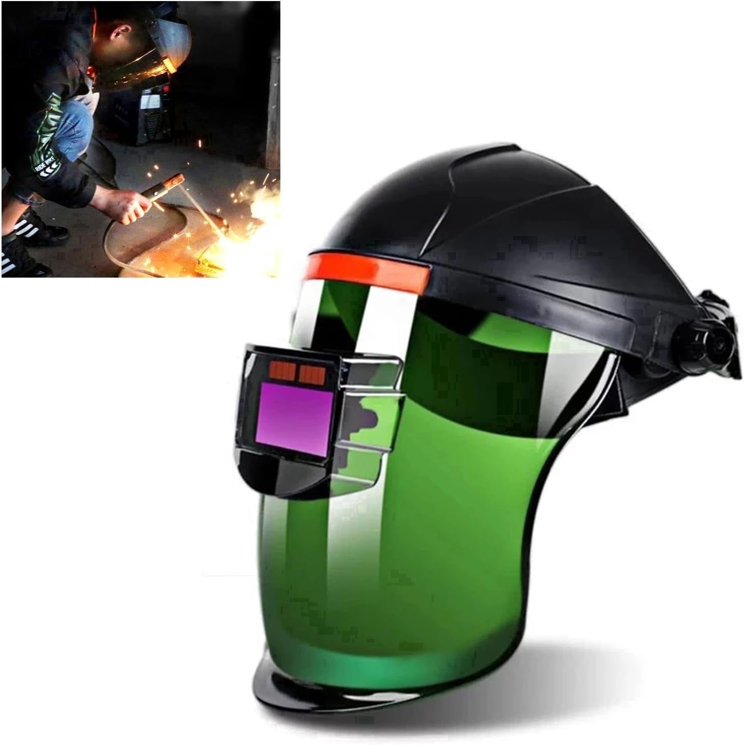 Protection Hood Machine Rota Pomerol Auto Darkening Welding Helmet 180 Degree Rotatable Solar Mask ...