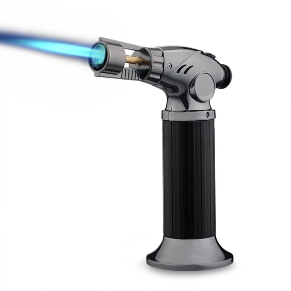 XAirClad Refillable Butane Torch Lighter, Adjustable Jet Flame for Cooking, BBQ & Soldering