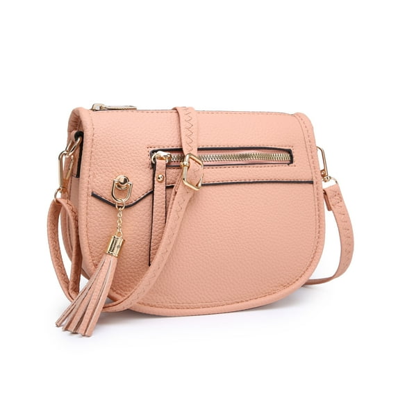 XB Tassel Crossbody Shoulder Purse Women Zipper Purse Crossbody Bag Messenger Bag Saddle Purse Waterproof