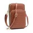 thumbnail image 1 of XB Womens Leather Crossbody Card Wallets Cell Phone Purse Clutch Handbags with Card slots, 1 of 6