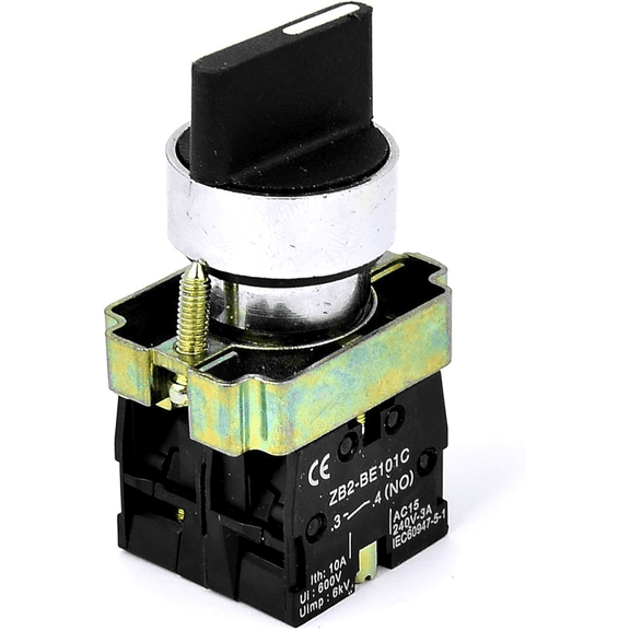 XB2-BD33 Schneider Heavy Duty Maintained Select Switch 3 Position 2NO