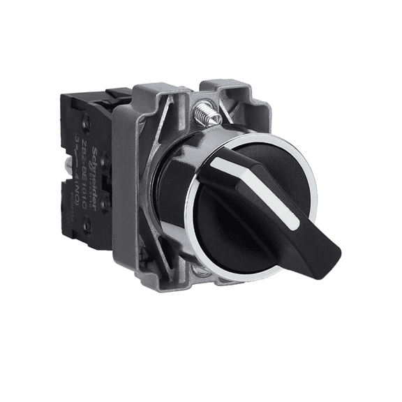 XB2-BD33C Schneider Heavy Duty Maintained Select Switch 3 Position 2NO