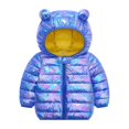 thumbnail image 1 of XBASW 1-5T Toddler Dazzle Color Winter Jacket Baby Hooded down Cotton Coat Jacket for Girls Boys Padded Puffer Warm Outerwear, 1 of 8