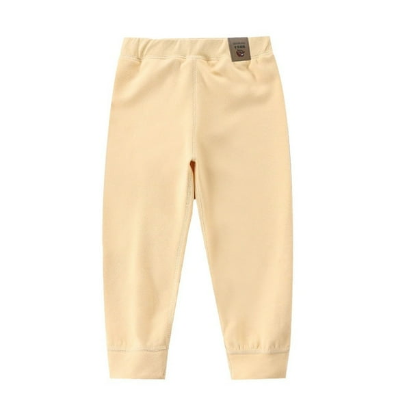 XBASW 1-8T Boys Girls Thermal Pants Thick Long Johns for Baby Kids High Waist Leggings Toddler Fall Winter Warm Bottoms