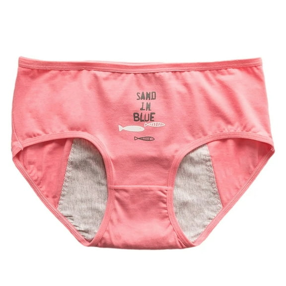 XBASW 10-16Y Girls Period Underwear for Teens Kids Elastic Triangle Panties Soft Cotton Briefs