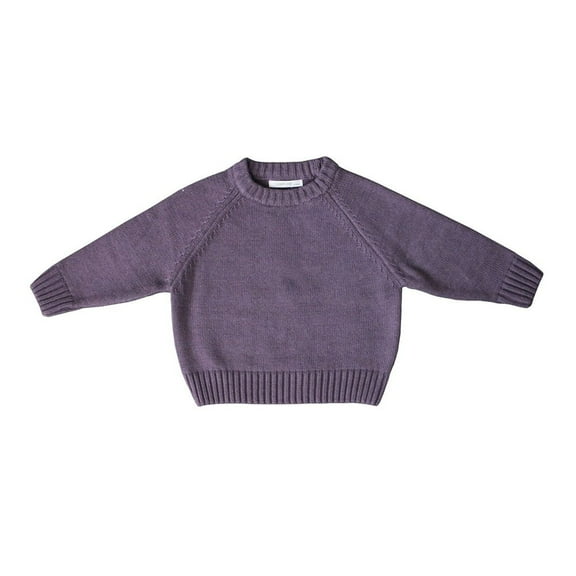 XBASW 12M-7T Baby Girls Boys Knit Sweater Long Sleeve Knitted Tops Pullovers Jumper Solid Color Sweatshirt for Baby Toddler Kids