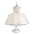 thumbnail image 1 of XBASW 2-10T Girls Sequins Princess Dresses for Toddler Baby Sleeveless Performance Tutu Flower Girl Party Gown for Kids, 1 of 10