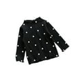 thumbnail image 1 of XBASW 3-8T Kids Baby T-Shirt for Girls Long Sleeve Pullover Shirt Girls Dot Print Tees Tops for Spring Fall, 1 of 9