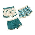 thumbnail image 1 of XBASW 3 Pack Boys Underwear for Toddler Kids Cotton Cartoon Boxer Briefs Shorts Boys Elastic Waist Panties for 3-11 Years, 1 of 10
