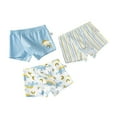 thumbnail image 1 of XBASW 4-11Y Boys Cartoon Printed Underwear Soft Cotton Briefs Briefs for Toddler Kids Elastic Waist Undies for Boys 3 Pack, 1 of 9