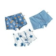 thumbnail image 1 of XBASW 4-11Y Boys Cartoon Printed Underwear Soft Cotton Briefs Briefs for Toddler Kids Elastic Waist Undies for Boys 3 Pack, 1 of 9