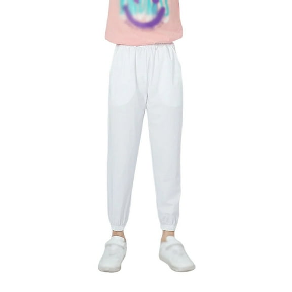 XBASW 4-12 Years Boys Girls Sweatpants Sport Jogger Pants Summer Quick-Drying Anti-Mosquito Trousers for Kids Toddler