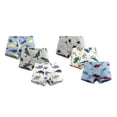 thumbnail image 1 of XBASW 6-Pack Boys Cotton Briefs Underwear for Kids Baby Dinosaur Print Panties Cotton Boxers Undies, 2-10T, 1 of 9