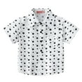 thumbnail image 1 of XBASW 6M-7T Boys Button down Shirts Printed Short Sleeve Blouses Top Summer Shirt with Pocket for Baby Toddler Kids, 1 of 12