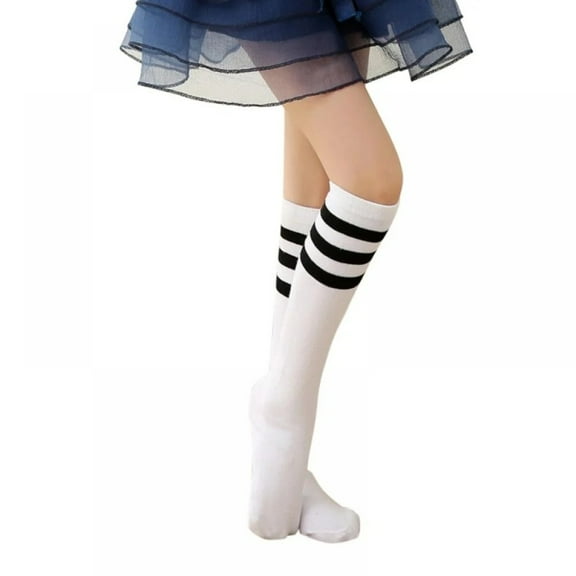 XBASW Baby Kids Boys' Girls Stripes Knee High Socks Unisex Socks School Uniform Socks Student Soccer Socks 1-12Y