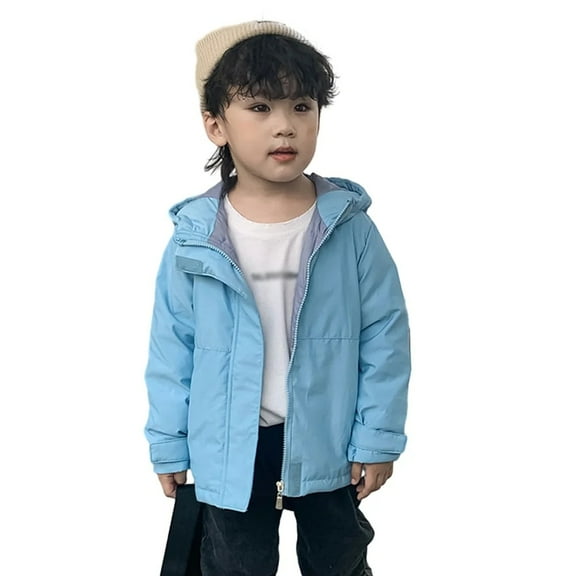 XBASW Baby Kids Hooded Puffer Jackets for Boys Girls Light Winter down Coat Warm Short Outerwear for Toddler 1-9