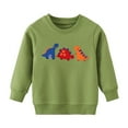 thumbnail image 1 of XBASW Baby Kids Sweatshirt Cartoon Print Sweater Autumn Spring Pullovers Tops 2-7T Boys Long Sleeve Jumper for Toddler, 1 of 8