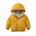 thumbnail image 1 of XBASW Baby Kids Winter Fleece Jackets Hooded Snowsuit Toddler Cotton Coats Warm down Outerwear for Girls Boys Size 1-7T, 1 of 11