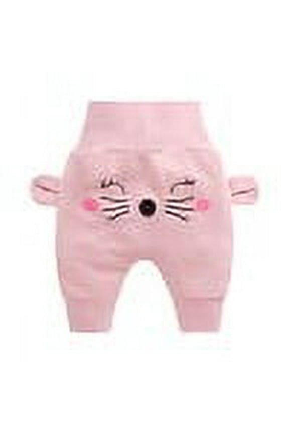 Baby Newborn Cartoon Harem Pants Spring Fall P P Pants High Waist Trousers for Girls Boys 0-3T