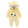 thumbnail image 1 of XBASW Baby Newborn Snowsuit One-Piece Romper Winter Coat Jumpsuit Snowsuit Bodysuit for Infant Girls Boys 0-2 Months, 1 of 6