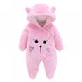 thumbnail image 1 of XBASW Baby Newborn Snowsuit One-Piece Romper Winter Coat Jumpsuit Snowsuit Bodysuit for Infant Girls Boys 0-2 Months, 1 of 6
