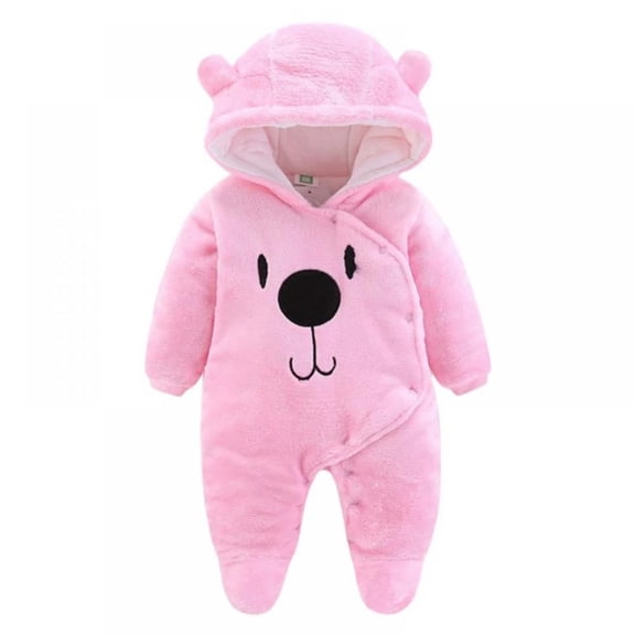 XBASW Baby Newborn Snowsuit One-Piece Romper Winter Coat Jumpsuit Snowsuit Bodysuit for Infant Girls Boys 0-2 Months