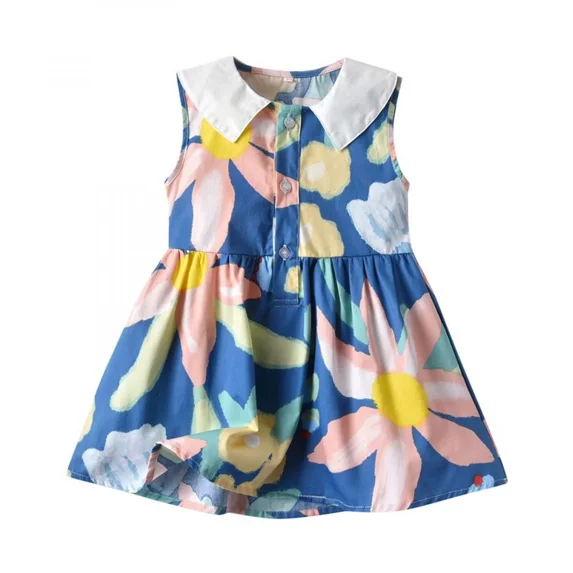 XBASW Baby Summer Brother and Sister Matching Outfits Toddler Boys Gentleman Jumpsuit Suits Infant Girls Dresses 3M-5T